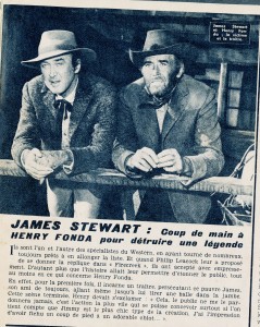 Henry Fonda, James Stewart (ciné revue février 67)