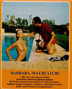 Barbara Bouchet par Angelo Frontoni - cinerevue august 1979
